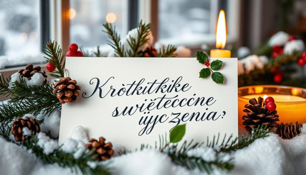 Krótkie świąteczne życzenia