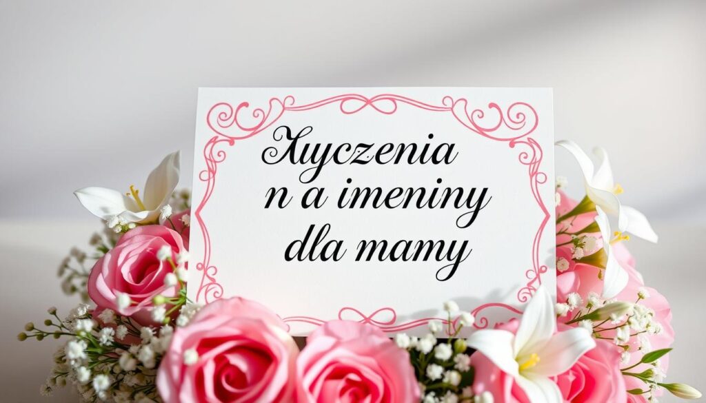 Życzenia na imieniny dla mamy