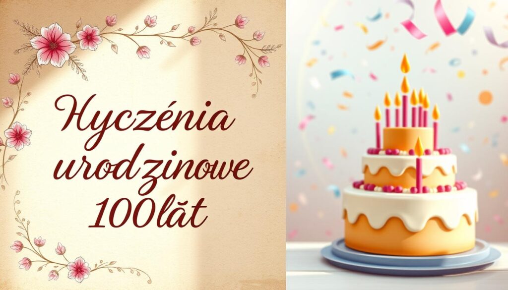 Życzenia urodzinowe 100 lat