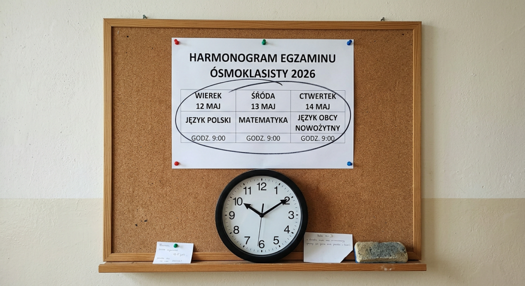 Harmonogram egzaminu ósmoklasisty 2026 – terminy i dobre przygotowanie